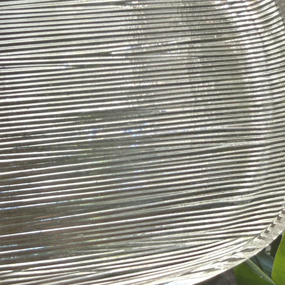 Vintage WMF Cromargan Ribbed Crystal Glass Butter Dish Tray MCM‎ Germany